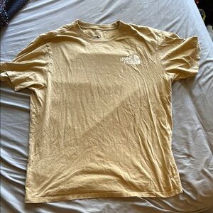 The North Face Tan Short Sleeve Tee Soft Cotton Crew Neck